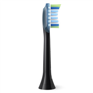 Dantų šepetėlių antgaliai Philips Sonicare Premium Plaque Defence, 2 vnt., juodi