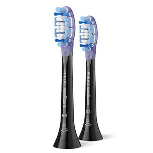 Dantų šepetėlių antgaliai Philips Sonicare Premium Gum Care, 2 vnt., juodi HX9052/88