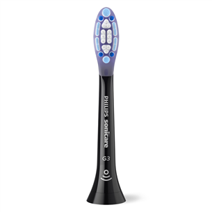 Dantų šepetėlių antgaliai Philips Sonicare Premium Gum Care, 2 vnt., juodi