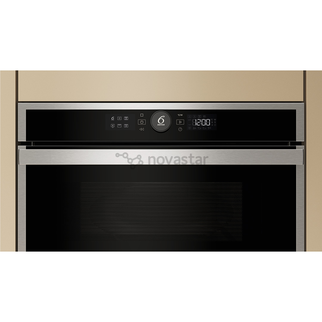 Whirlpool, 31 L, 1000 W, stainless steel - Built-in microwave oven with grill