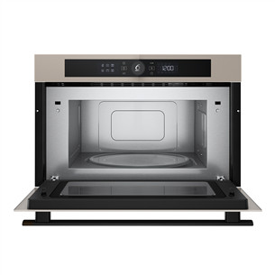 Įmontuojama mikrobangų krosnelė su griliu Whirlpool, 31 L, 1000 W, smėlio spalvos