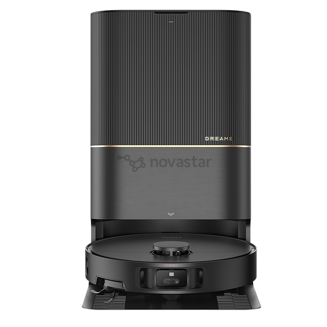 Dulkių siurblys robotas Dreame X40 Ultra Complete, šlapio ir sauso valymo, juodas