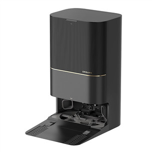 Dulkių siurblys robotas Dreame X40 Ultra Complete, šlapio ir sauso valymo, juodas