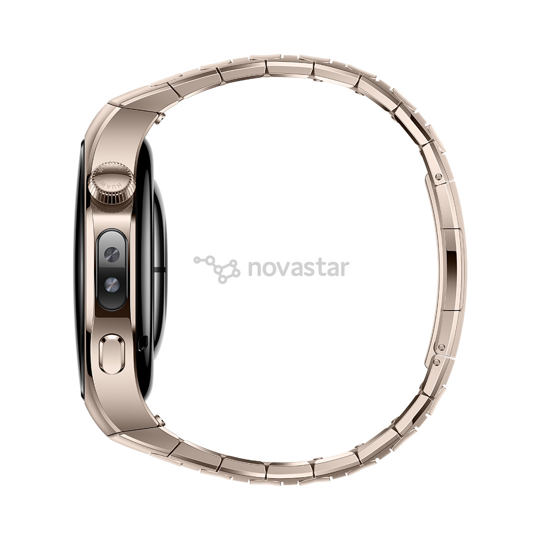 Išmanusis laikrodis Huawei Watch 5, 42 mm, su metaline apyranke, smėlio spalvos