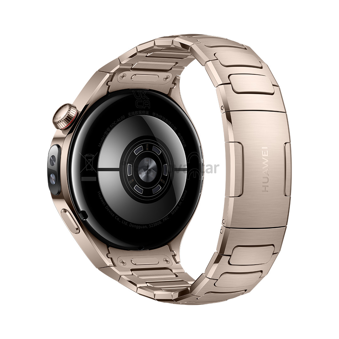 Išmanusis laikrodis Huawei Watch 5, 42 mm, su metaline apyranke, smėlio spalvos