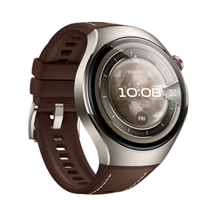 Huawei Watch 5, 46 mm, titanium, brown - Smart watch