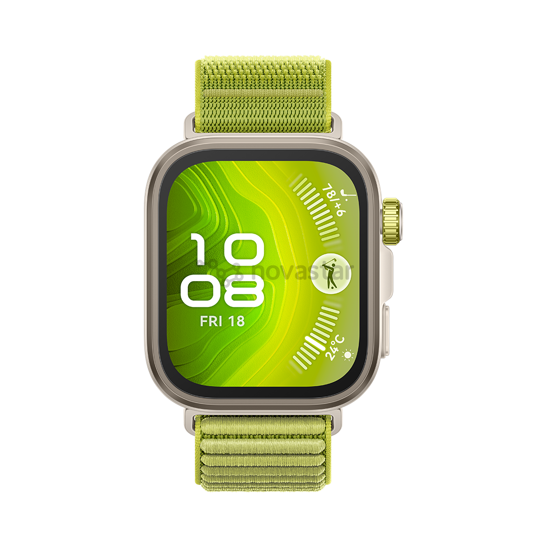 Išmanusis laikrodis Huawei Watch FIT 4 Pro, titano, žalias