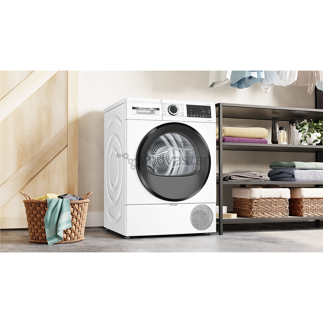 Bosch, Series 6, heat pump, 9 kg, depth 61.3 cm - Clothes dryer