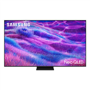 Samsung QN80F, 85'', 4K UHD, Neo QLED, Mini LED, carbon silver - TV QE85QN80FAUXXH