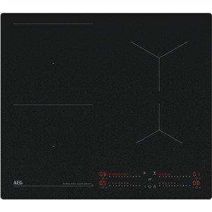AEG 7000 Series SaphirMatt® Hob2Hood, plotis 58 cm, berėmė, juoda - Įmontuojama indukcinė kaitlentė