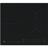 AEG 7000 Series SaphirMatt® Hob2Hood, plotis 58 cm, be rėmelio, juoda - Įmontuojama kaitlentė