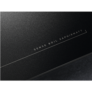 AEG 7000 Series SaphirMatt® Hob2Hood, plotis 58 cm, be rėmelio, juoda - Įmontuojama kaitlentė