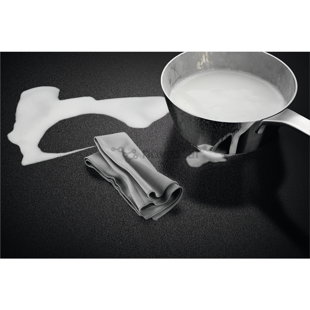 AEG 7000 Series SaphirMatt® Hob2Hood, plotis 58 cm, be rėmelio, juoda - Įmontuojama kaitlentė