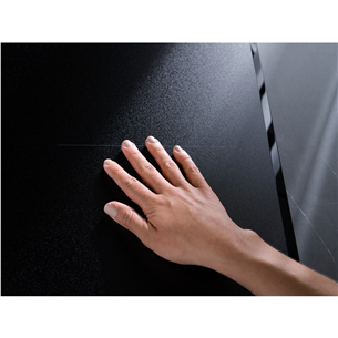 AEG 7000 Series SaphirMatt® Hob2Hood, plotis 58 cm, be rėmelio, juoda - Įmontuojama kaitlentė