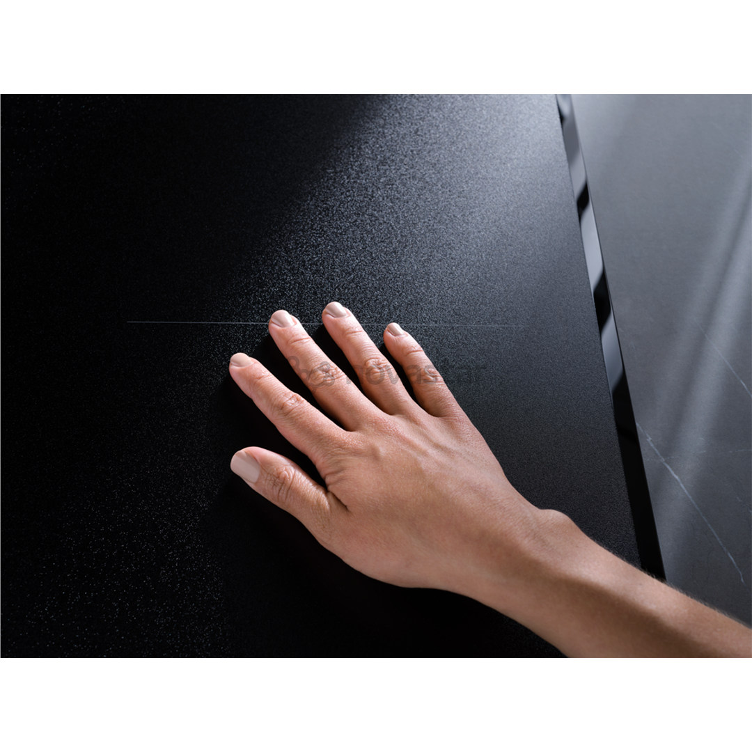AEG 7000 Series SaphirMatt® Hob2Hood, plotis 58 cm, be rėmelio, juoda - Įmontuojama kaitlentė