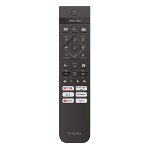 Televizorius Philips PUS8010, 55'', 4K UHD, LED, juodas
