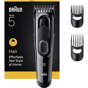 Braun Hair Clipper Series 5, black - Hair clipper HC5530