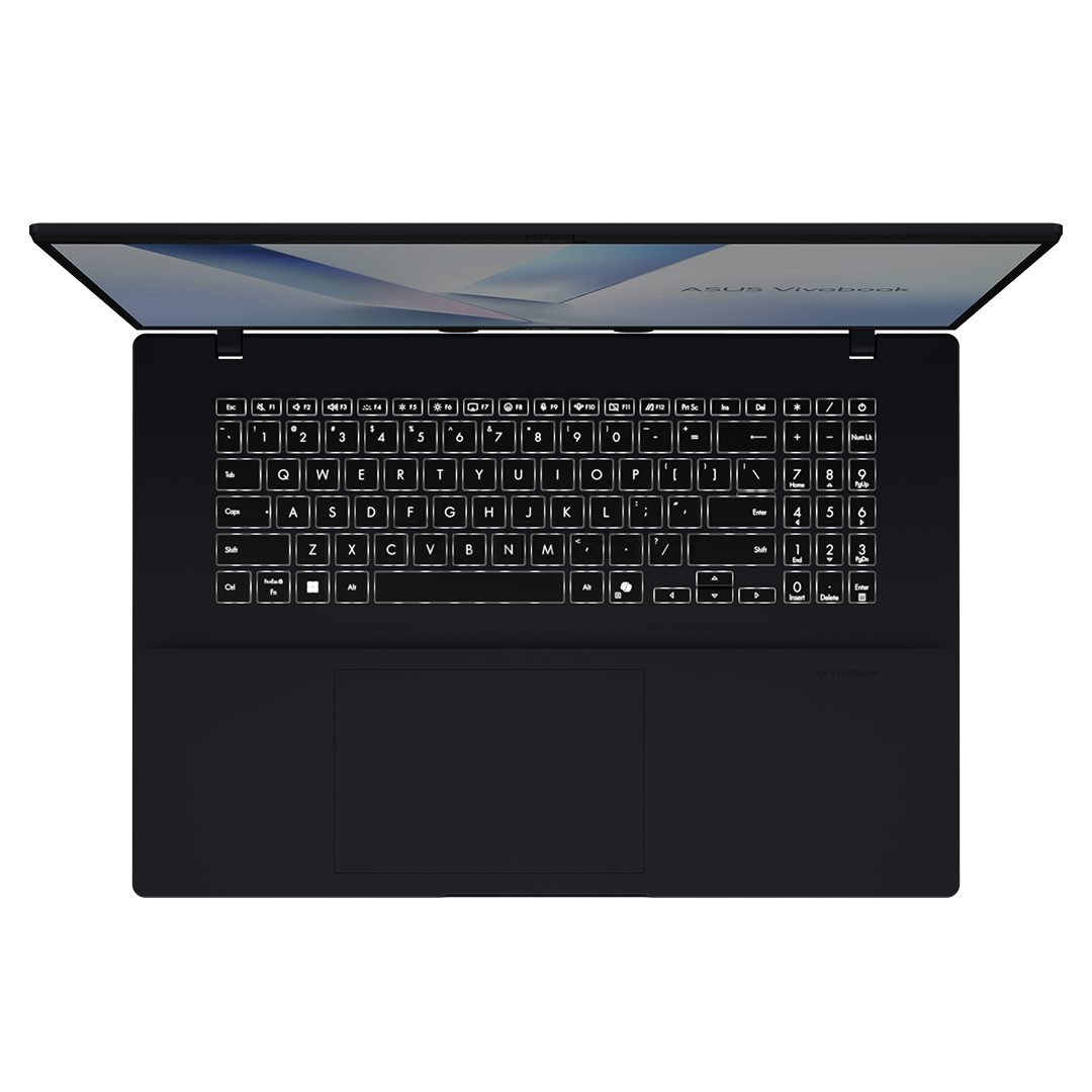 Nešiojamas kompiuteris Asus Vivobook 18, 18,7'', WUXGA, 144 Hz, Ryzen 7, 16 GB, 1 TB, ENG, tamsiai mėlynas