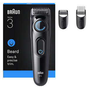Barzdaskutė Braun Beard Trimmer Series 3, juoda BT3520