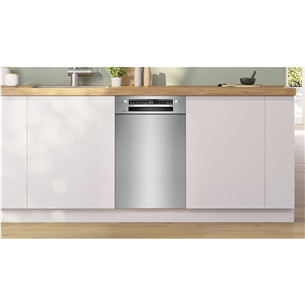 Įmontuojama indaplovė Bosch, Series 4, 10 indų komplektų talpa