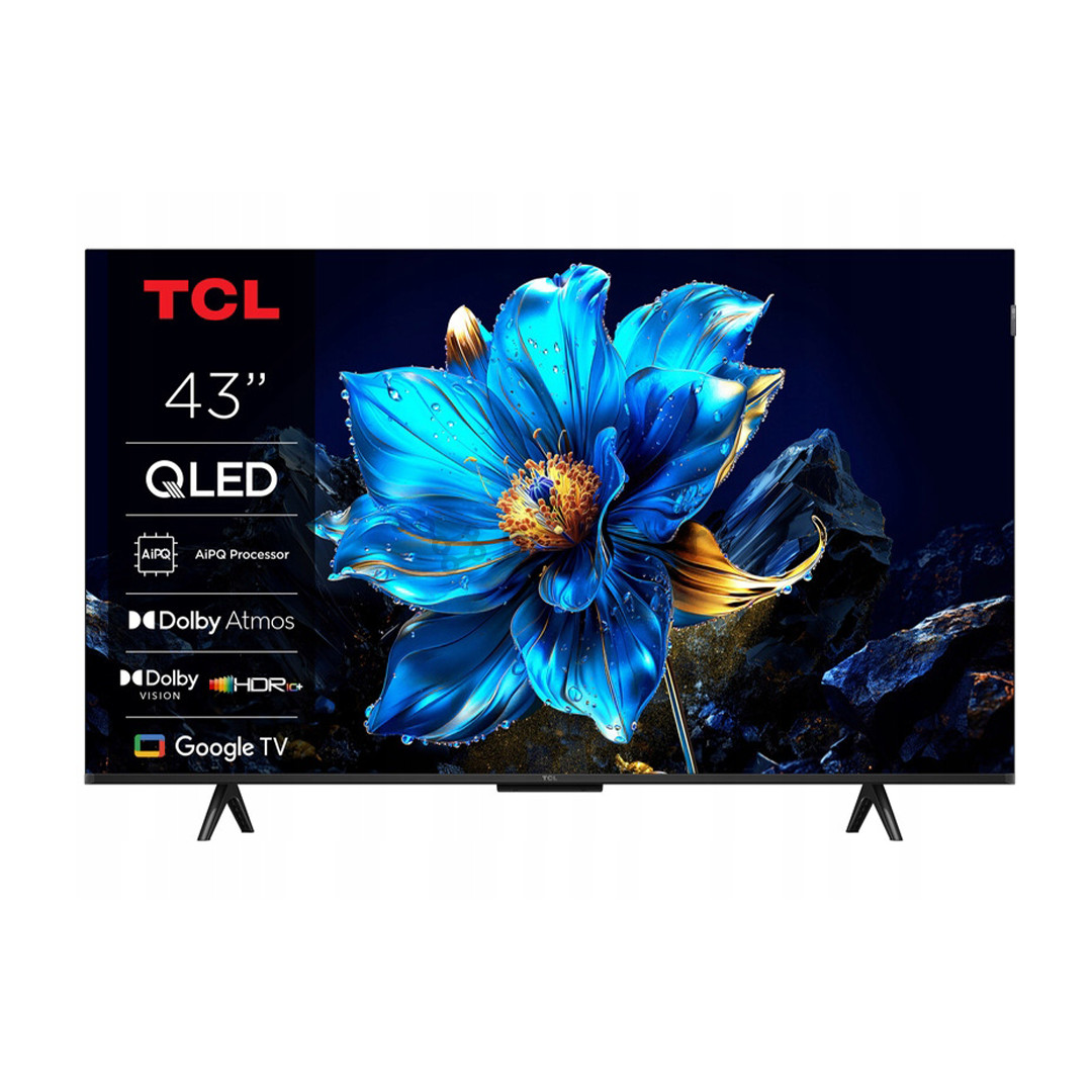 TCL P79K, 43'', 4K UHD, QLED, черный - Телевизор
