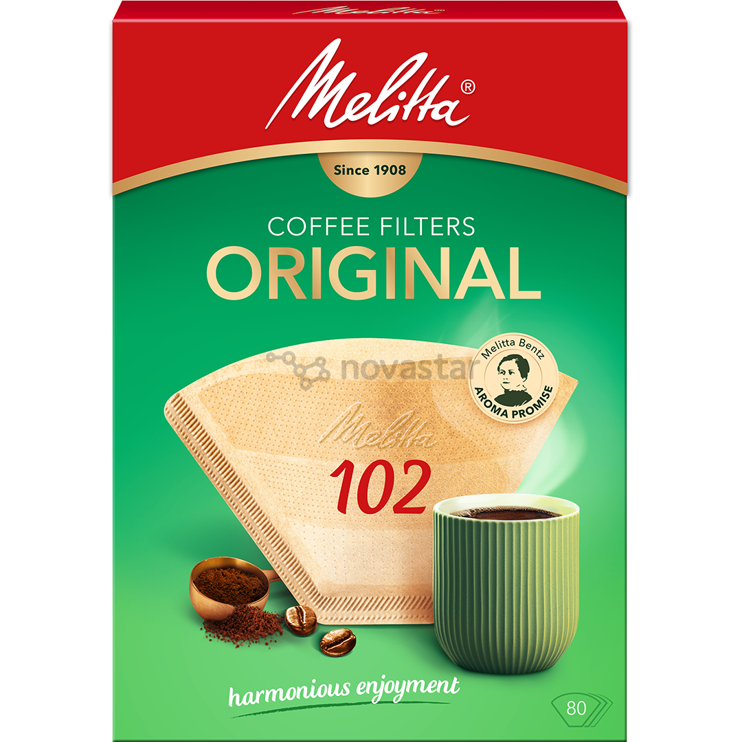Kavos filtras Melitta 102, 80 vnt.