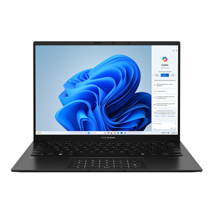 Asus Zenbook 14 OLED, 14'', OLED, Ryzen 7, 16 ГБ, 1 ТБ, ENG, черный - Ноутбук UM3406HA-QD144W