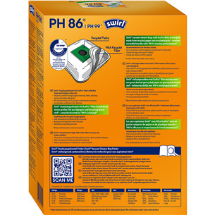 Swirl Micropor PH 86 S-bag, 4 vnt. - Dulkių maišeliai