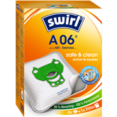 Dulkių siurblių maišeliai Swirl Micropor A 06, 4vnt
