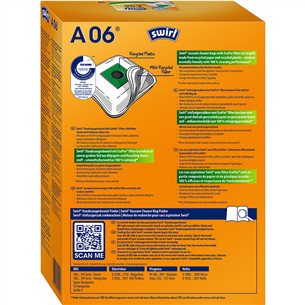 Swirl Micropor A 06, 4 vnt. - Dulkių maišeliai