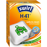 Dulkių siurblių maišeliai Swirl Micropor H 41, 4vnt