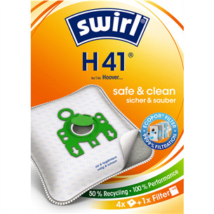 Swirl Micropor H 41, 4 vnt. - Dulkių maišeliai