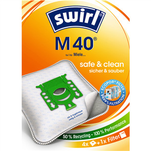 Swirl M 40, 4 vnt. - Dulkių maišeliai