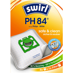 Swirl Micropor PH 84, 4 vnt. - Dulkių maišeliai