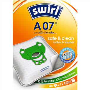 Swirl Micropor A 07, 4 vnt. - Dulkių maišeliai