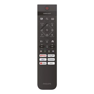 Televizorius Philips PUS7810, 55'', 4K UHD, QLED, juodas