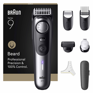Barzdaskutė Braun Series 9, pilka/juoda BT9520