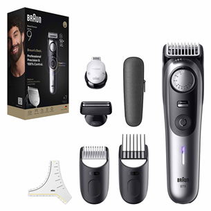 Barzdaskutė Braun Series 9, pilka/juoda