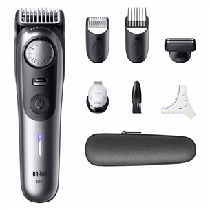 Barzdaskutė Braun Series 9, pilka/juoda