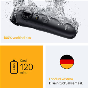 Barzdaskutė Braun Series 5, juoda