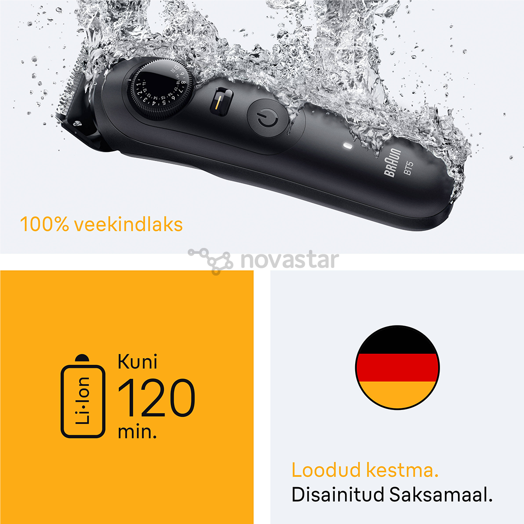 Barzdaskutė Braun Series 5, juoda