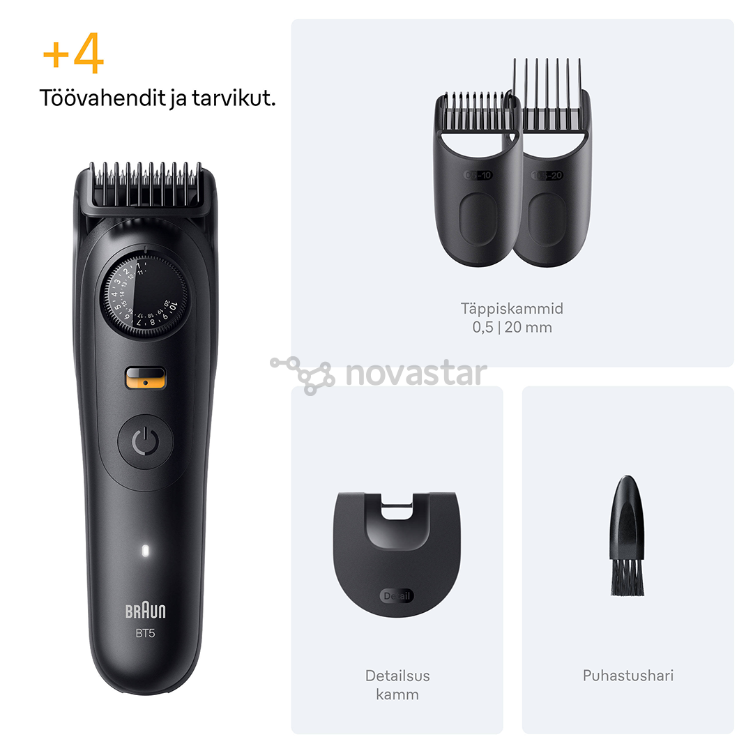 Barzdaskutė Braun Series 5, juoda