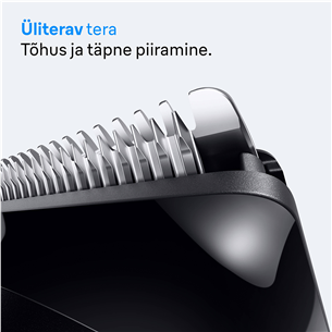 Plaukų kirpimo mašinėlė Braun Series 3, 8-in-1, tamsiai pilka