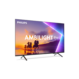 Televizorius Philips PUS8510, 43'', 4K UHD, QLED, juodas