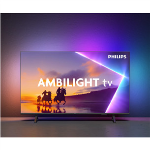 Philips PUS8510, 43'', 4K UHD, QLED, juodas - Televizorius