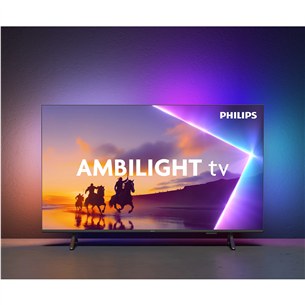 Televizorius Philips PUS8510, 43'', 4K UHD, QLED, juodas
