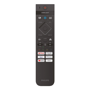 Televizorius Philips PUS8510, 43'', 4K UHD, QLED, juodas