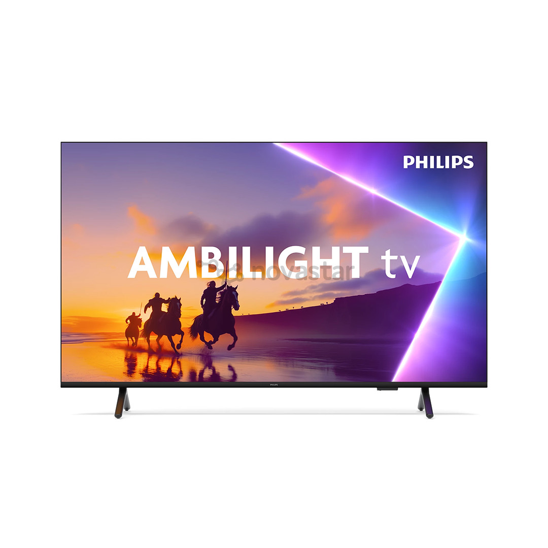 Philips PUS8510, 50'', 4K UHD, QLED, juodas - Televizorius