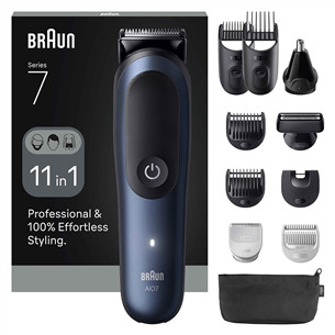 Braun Series 7, 11 в 1, темно-синий - Мультитриммеp AIO7540