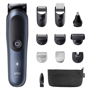 Plaukų kirpimo mašinėlė Braun Series 7, 11-in-1, tamsiai mėlyna